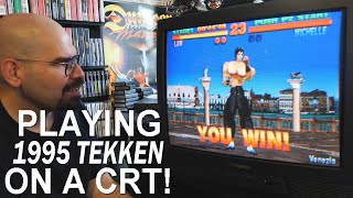 Tekken for PlayStation on a CRT (Memory Lane)