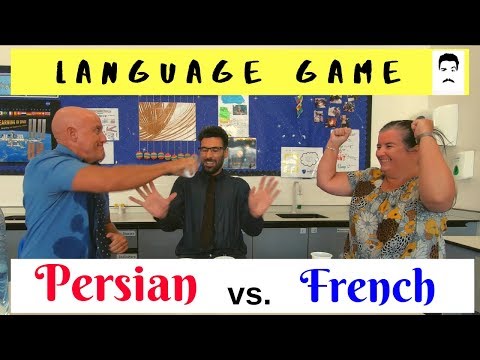 Language game. Persian vs. French