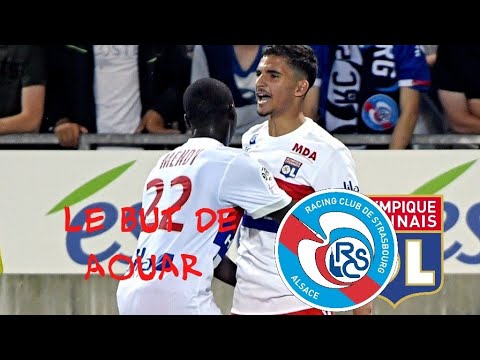 Strasbourg vs Lyon 1-2 : le but de Aouar