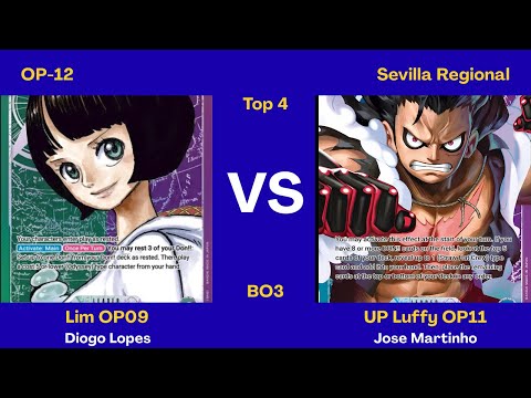 Lim VS UP Luffy | Top 4 Sevilla Regional | OP12 | Championship 2025 Season 2