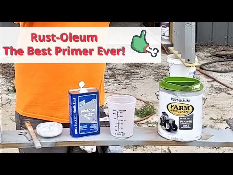 Best HVLP Oil Based Primer #Rust-Oleum | Painting Our Farms 5' Disc Harrow | Rust Bucket Rebuild Ep4