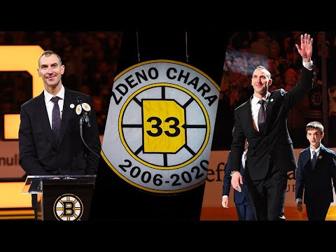 Bruins retire #33 for Zdeno Chara
