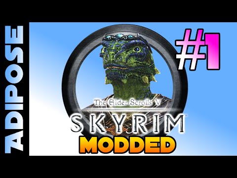 Let's Roleplay Skyrim Modded! #1 Helgen on Earth