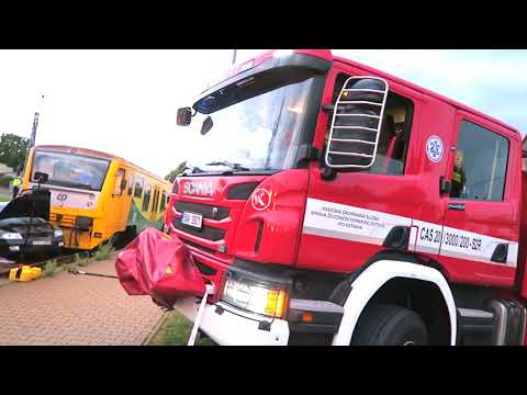 HZS SŽDC, JPO Ostrava, Dopravní nehoda, 23.6. 2019