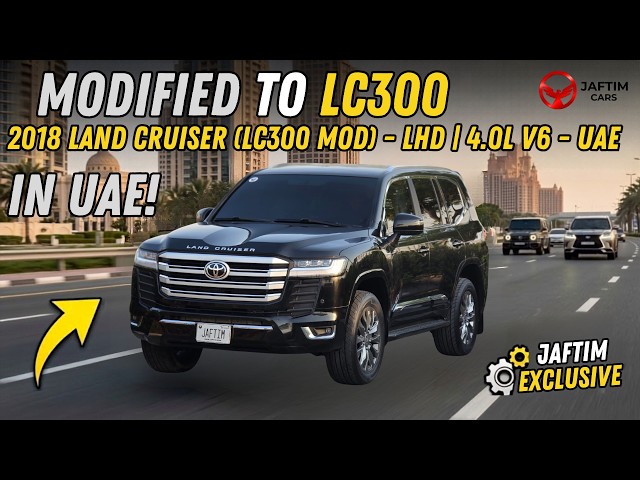 Toyota Land Cruiser GXR 2018 | 4.0L PETROL | AT | LHD | MODIFIED TO LC300 | PUSH START ENGINE | ELECTRIC HEATED SEATS video