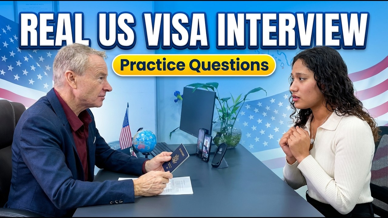 Latest U.S. Visa Interview 🇺🇸 | US Embassy Test
