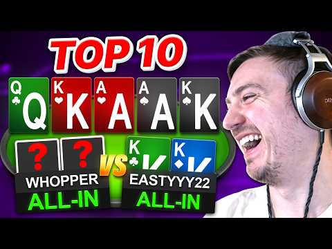 200BB DEEP with QUAD KINGS?! | Top 10 Hands Ep. 222