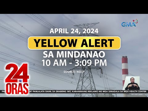 Mindanao grid, nag-yellow alert sa unang pagkakataon ngayong tag-init 24 Oras
