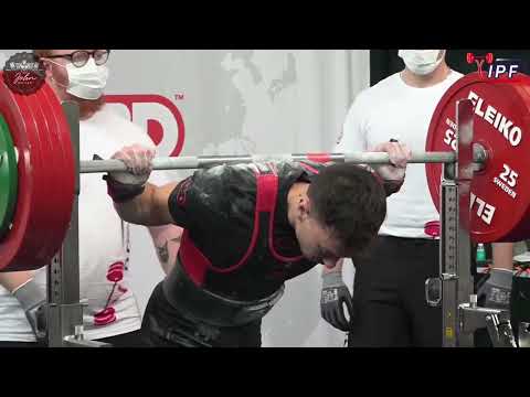 Panagiotis Tarinidis - 1st Place 692.5kg Total - 66kg Class 2021 IPF World Open Classic