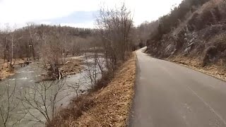 preview picture of video '2015.03.16 Cacapon River Rd. - Capon Bridge to Yellow Spring'