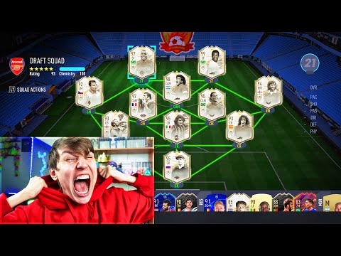 193 RATED FULL PRIME ICON MOMENTS FUT DRAFT!! (FIFA 21)