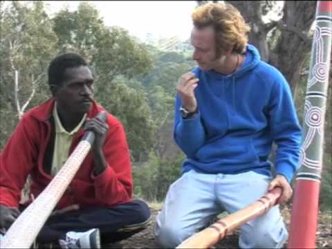 David Dharrapuy yidaki workshop, Melbourne 2008