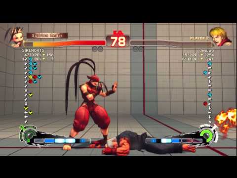 SIREN0415 [Ibuki] vs. desuwo [Ken] | SSF4 Arcade Edition
