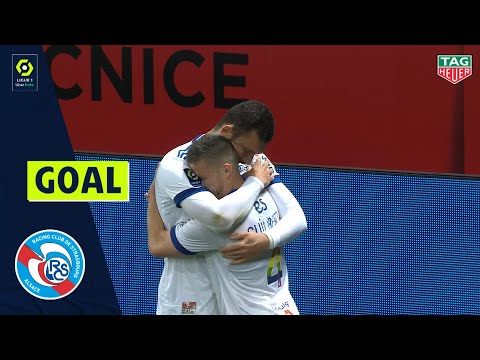 Goal Ludovic AJORQUE (66' - RC STRASBOURG ALSACE) OGC NICE - RC STRASBOURG ALSACE (0-2) 20/21