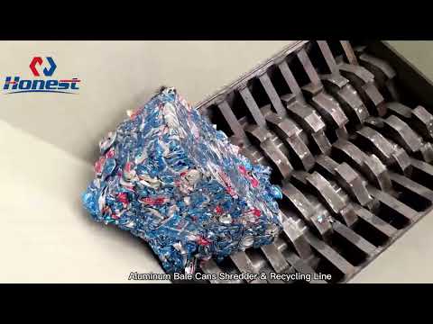 UBC Cans Shredder Machine | Aluminum Can Baler Shredder Machine
