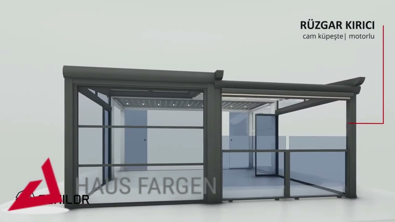 Bioklimatik Pergola Teknik Özellikleri