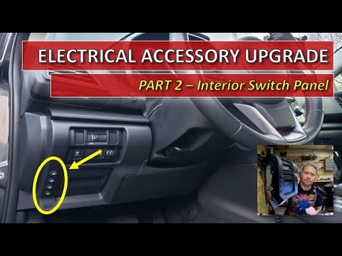 Subaru Crosstrek Electrical Accessory Upgrade (Part 2 - Interior Switches)