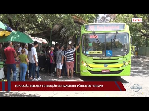 População reclama de redução de transporte público em Teresina 20 10 2022