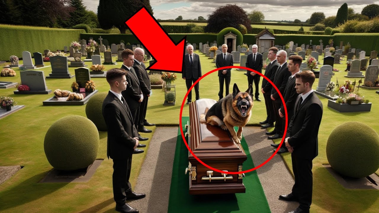 Un perro interrumpe el funeral y cuando la gente abrió el ataúd, ¡ESTABAN EN ESTADO DE SHOCK!