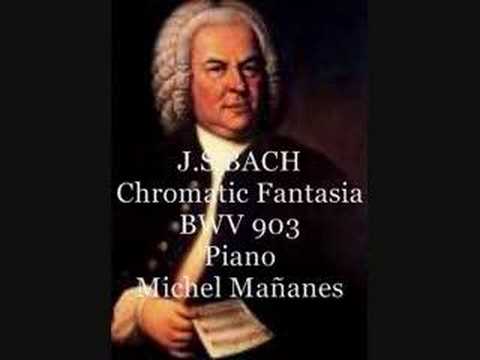 BACH Chromatic Fantasy BWV 903-Pianist Michel Mañanes Live