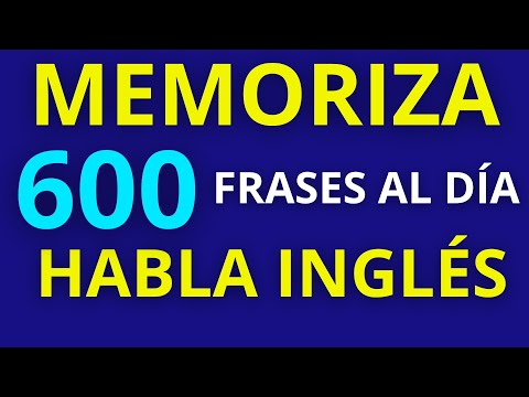 ✅ 600 Frases muy Útiles Para Aprender Inglés Fácil y Rápido