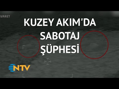 Baltık Denizi’ndeki gaz sızıntısı havadan görüntülendi..