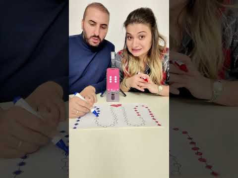 💘⚡ KALP FİNİŞ ÇİZGİSİ ❤️ Kim Daha Hızlı Ulaştı?  #boardgames #challenge #funny