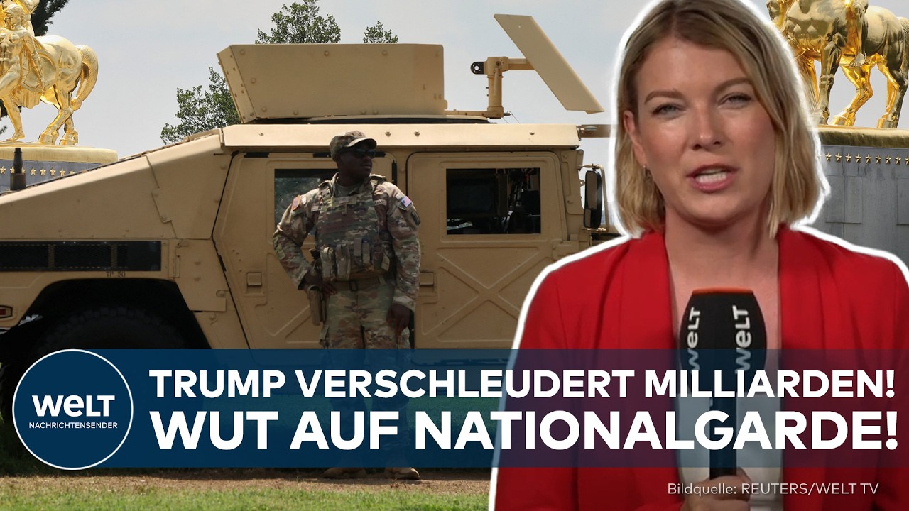 WUT AUF DONALD TRUMP: US-Präsident verschleudert Milliarden! Scharfe Kritik an Nationalgarde-Einsatz