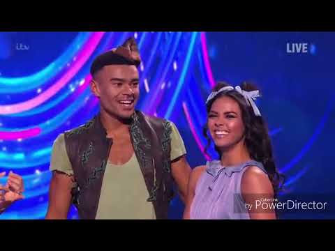 Wes Nelson and Vanessa Bauer skating in Dancing on Ice: Final (Second Skate) (10/3/19)