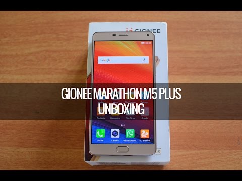 Gionee Marathon M5 Plus Unboxing (Gold)