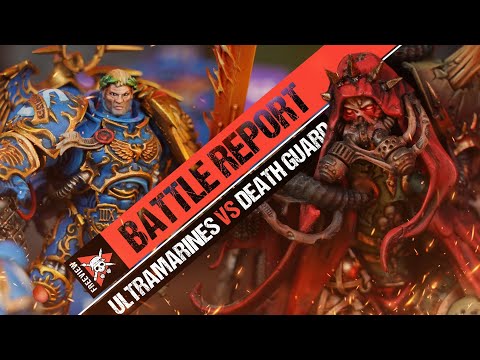 Ultramarines vs Death Guard | Warhammer 40,000 Battle Report
