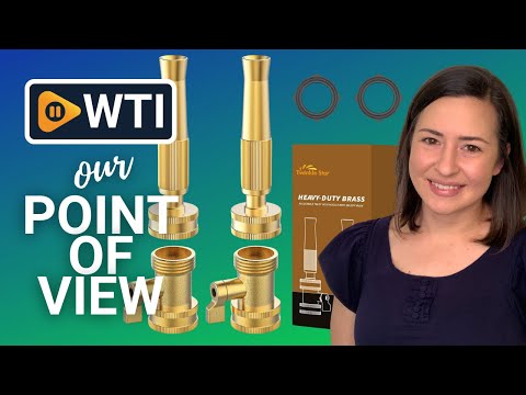 Twinkle Star Heavy-Duty Brass Adjustable Twist Hose Nozzle - WTI product video review