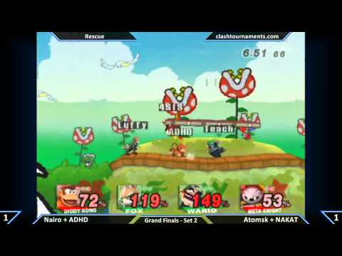 Rescue - Nairo + ADHD vs Atomsk + NAKAT - Grand Finals Set 2 - SSBB