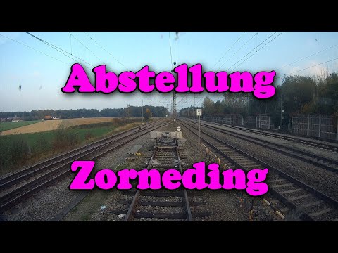 Führerstandsmitfahrt 2018 S-Bahn München - Abstellung Zorneding