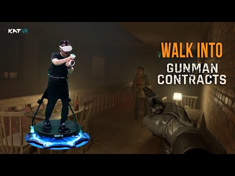 NEW KAT Walk C 2+ VR Treadmill: Walk Into Half Life GUNMAN Mod!
