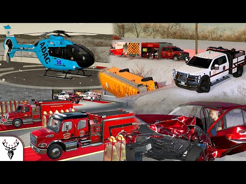 SCHOOL BUS EMERGENCY RESCUE!! (HELICOPTER RESCUE)
