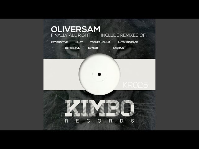 Oliversam - Finally All Right (Remix Stems)