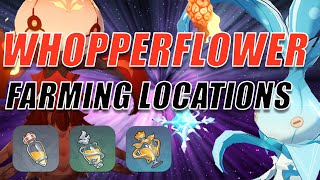 Whopperflower Farming Locations! Detailed Guide!! | Energy Nectar | Genshin Impact