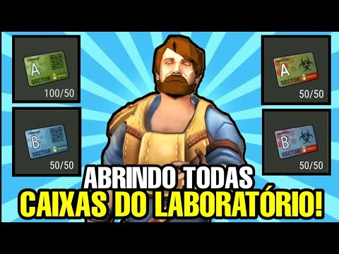 O MELHOR LOOT DO JOGO! ABRINDO TODAS AS CAIXAS DO LABORATÓRIO!!! - Last Day On Earth Survival