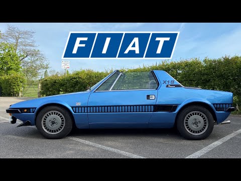 The Fiat X1/9 is a Stunning, Gandini-Styled, Mid-Engined Italian Sports Car