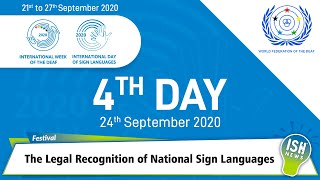 The Legal Recognition of National Sign Languages