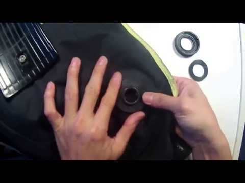 Installing new bladder male assembly