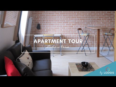 Apartment Tour // Furnished  28m2 in Paris – Ref : 1040828
