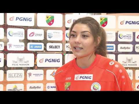 Wywiad pomeczowy z Basią Zimą - bramkarką KPR Kobierzyce