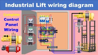 Industrial Lift (Elevator) / Winch Wiring Diagram | Control & Power Circuit Explained