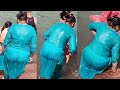 Ganga Snan 2026 Bhabhi Holy Bathing Ganga Snan Haridwar Ganga Viralvideo Swimming