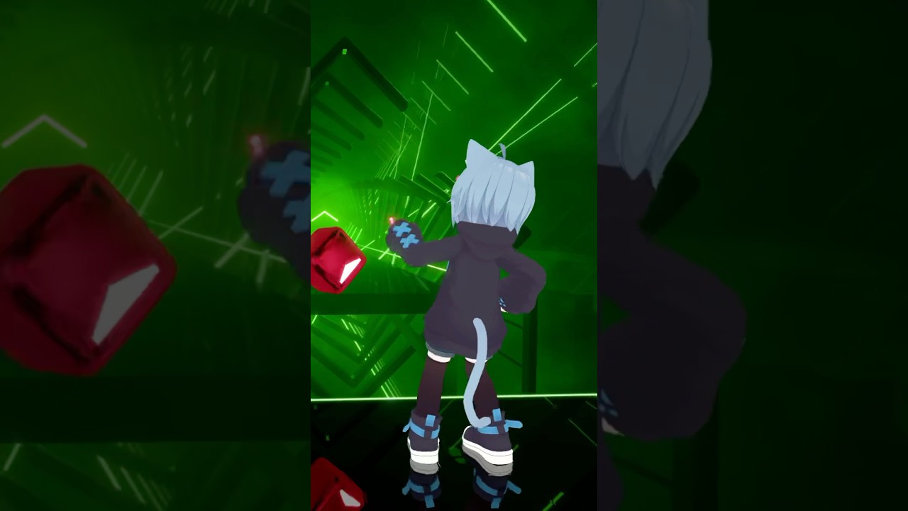 【背面ver】おしゃれ番長 VRゲームで踊ってみた #ビートセイバー #Fefy 【BeatSaber / VR】