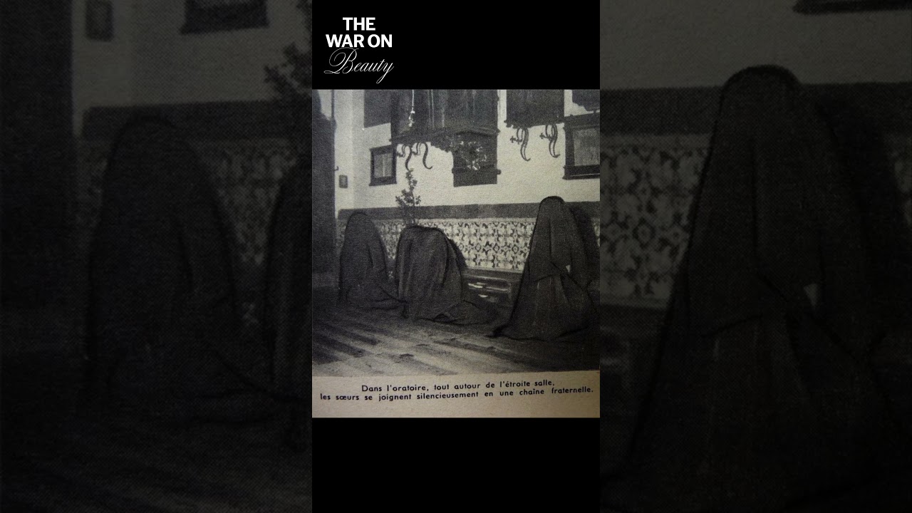 The first photos taken inside a Carmelite convent, ~1905. #catholic #thewaronbeauty