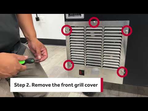 How to Clean a Commercial Glass Froster Condenser