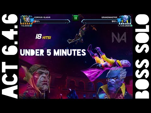 Rank 3 Corvus Glaive Solos Act 6 Chapter 4 Grandmaster Boss in Under 5 Minutes